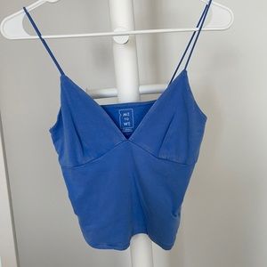 V neck cami crop top